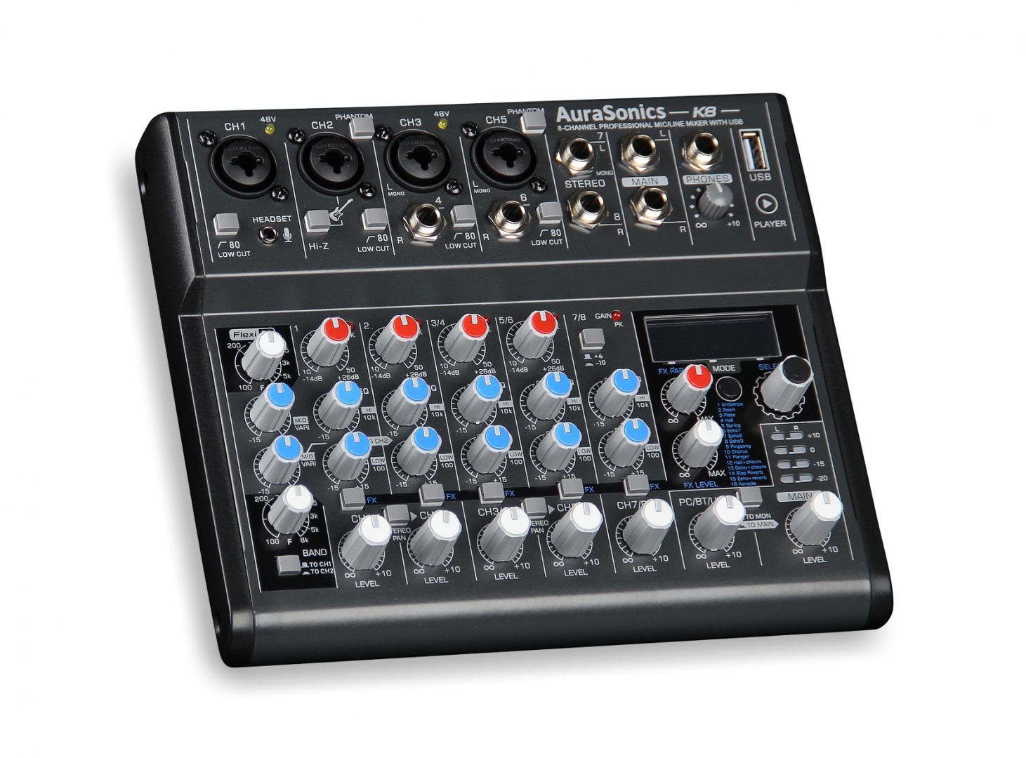AuraSonics K8 компактный микшерный пульт в Ульяновской области
