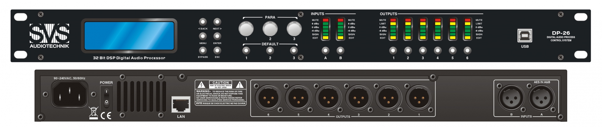 SVS Audiotechnik DP-26 Цифровой процессор: 2 входа 6 выходов в Ульяновской области