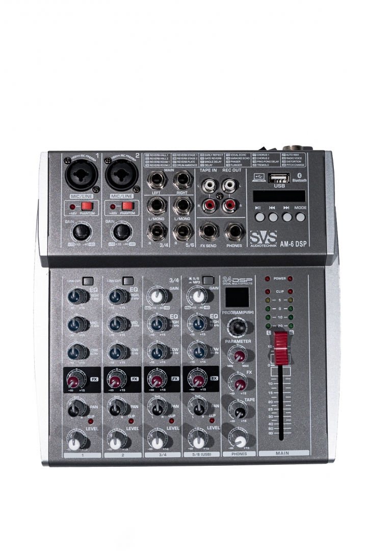 SVS Audiotechnik mixers AM-6 DSP Микшерный пульт аналоговый, 6-канальный SVS Audiotechnik mixers в Ульяновской области