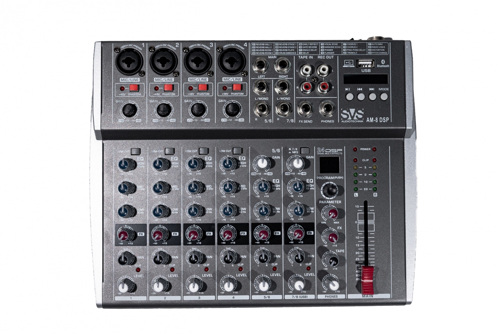 SVS Audiotechnik mixers AM-8 DSP Микшерный пульт аналоговый, 8-канальный в Ульяновской области